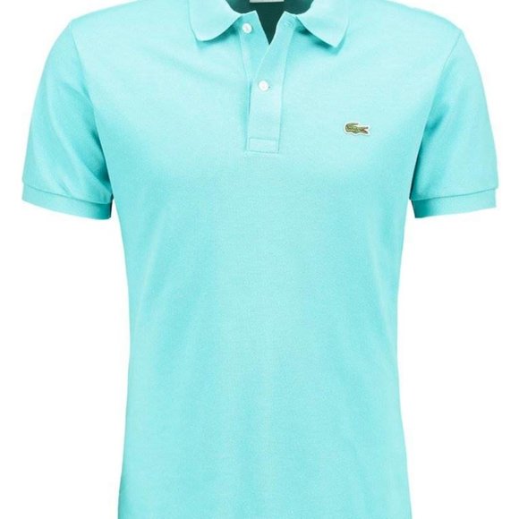 🐊LACOSTE SLIM FIT POLO, Corsica Aqua_NWT - Picture 8 of 8